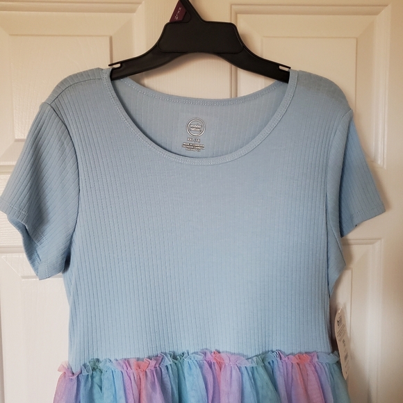 Wonder Nation Girls 18 Rainbow Tutu Dress New - Picture 3 of 7